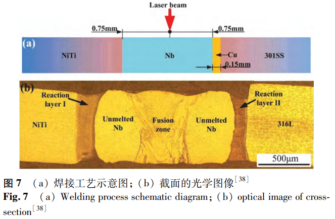 面向生物醫(yī)學與高端裝備應用：鎳鈦合金/不銹鋼異種焊接缺陷抑制、相組成調(diào)控及接頭服役性能提升技術(shù)研究進展與核心問題剖析